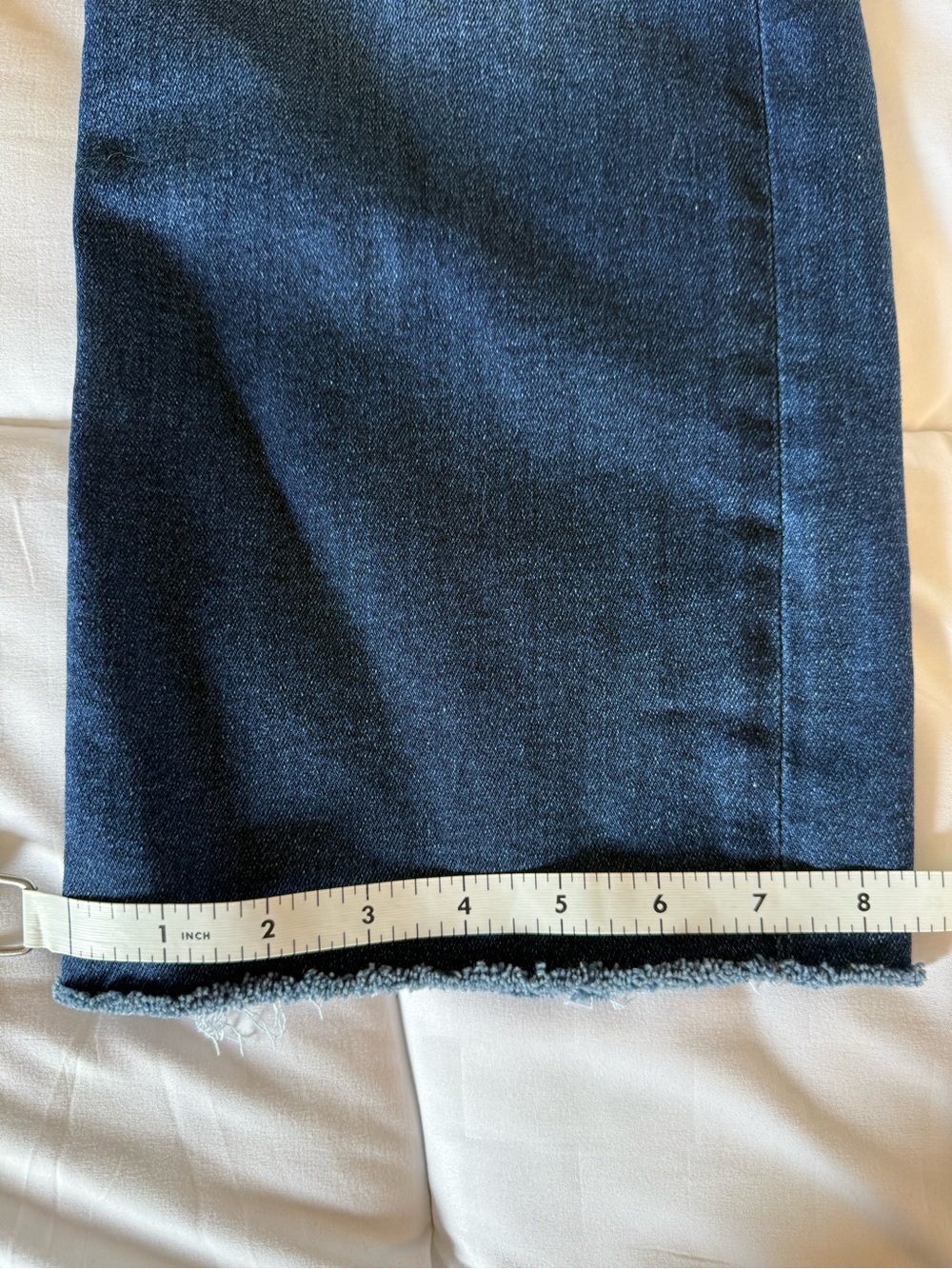 MOTHER Rambler Mid Rise Straight Leg Ankle Fray Jeans Size 28 - Picture 11 of 16